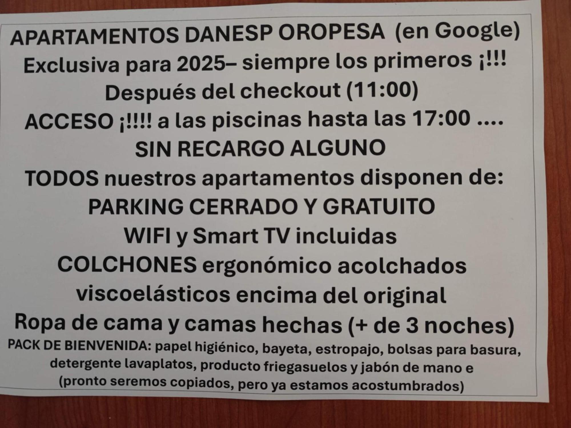 Apartamentos Danesp-Playa De Les Amplaries Marina Dor- Frontales Al Mar 오로페사델마르 외부 사진